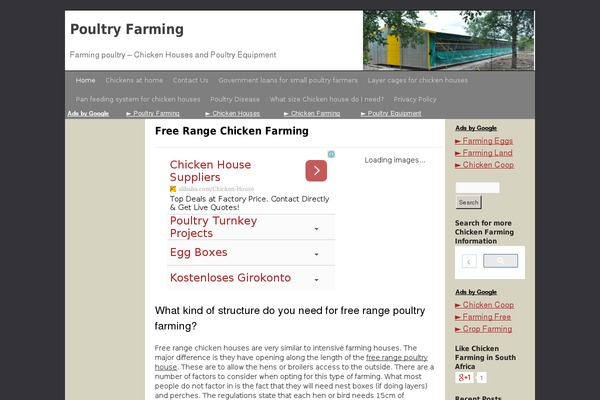 poultryfarming.co.za site used Zonetheme