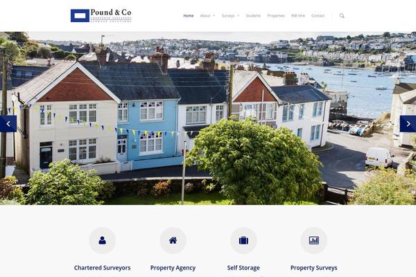 Salient theme site design template sample