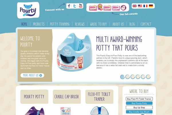 pourty.co.uk site used Pourty