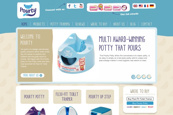 pourty theme websites examples