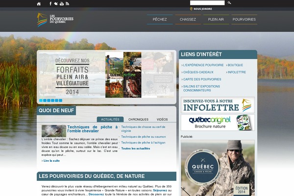 pourvoiries.fr site used Fpq