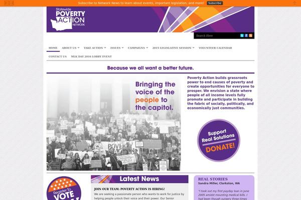 povertyaction.org site used Structure
