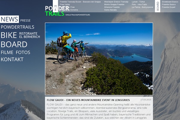 powder-trails.de site used Powdertrails