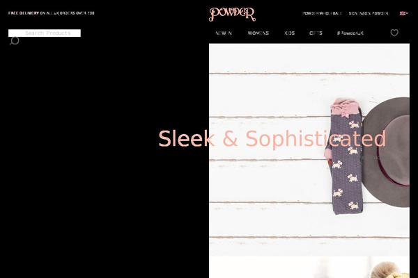 Site using Storefront-designer plugin