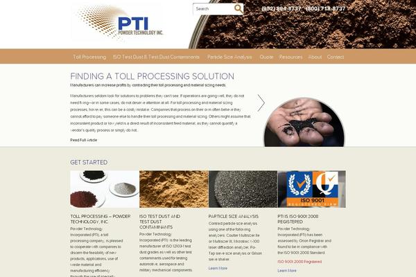 WordPress website example screenshot