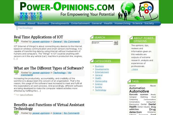 power-opinions.com site used Arclite