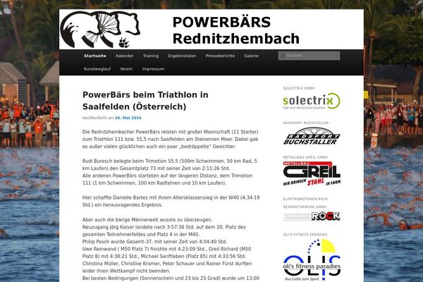 WordPress website example screenshot