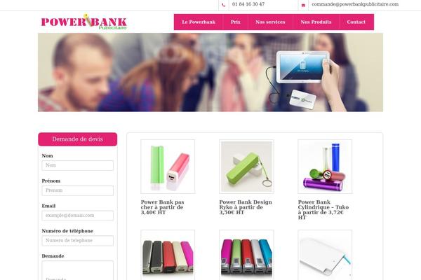 powerbankpublicitaire.com site used Powerbank
