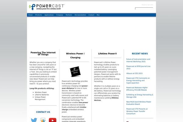 powercastco.com site used Sonartech2