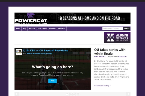 powercatgameday.com site used Wp-clearvideo109