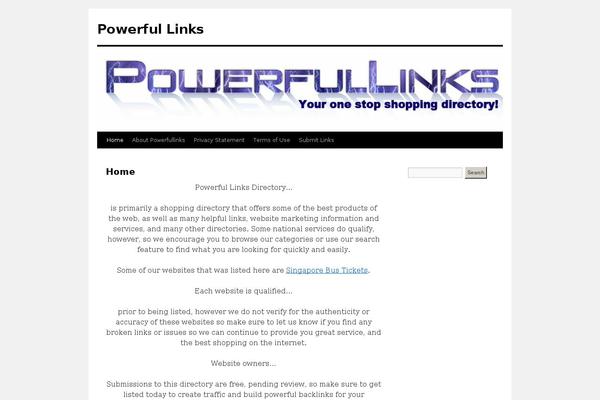 WordPress website example screenshot