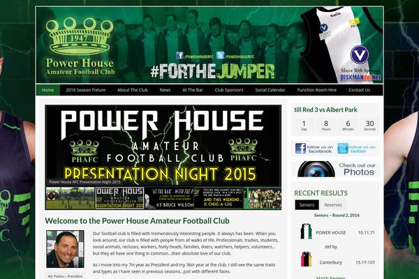 powerhouse-afc.com site used Footy-club