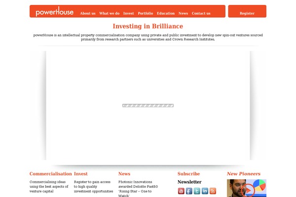 Powerhouse theme site design template sample