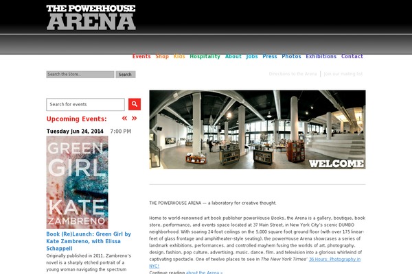 powerhousearena.com site used Powerhousearena