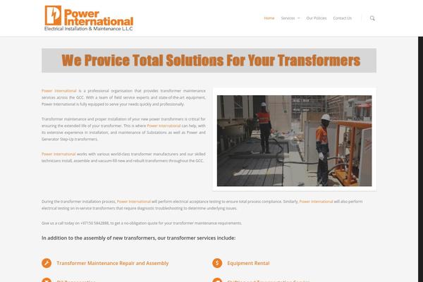 Salient theme site design template sample