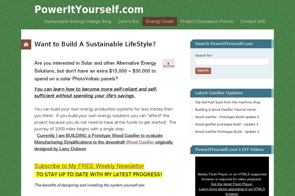 WordPress website example screenshot