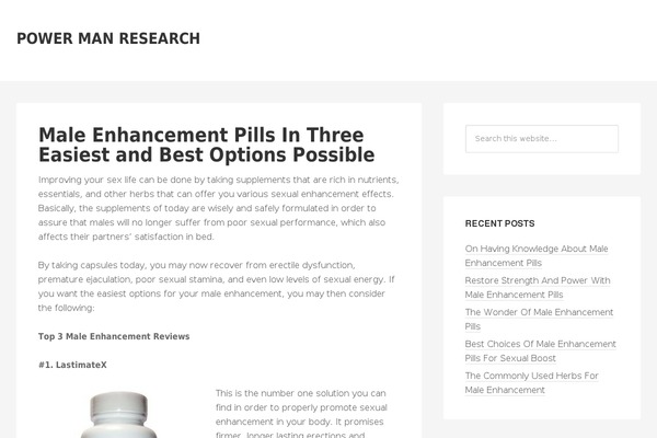 WordPress website example screenshot