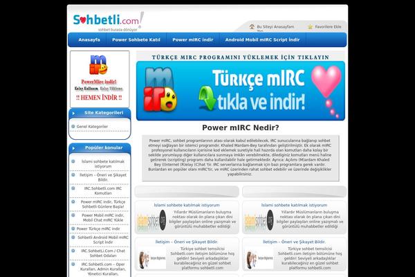 powermirc.com site used Temasohbet