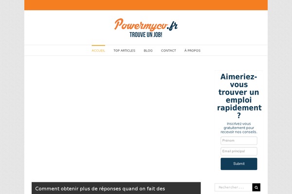 WordPress website example screenshot