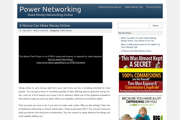 powernetworking.org site used picoclean