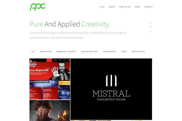 Ppc theme site design template sample