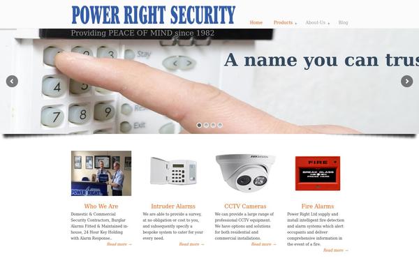 powerrightalarms.com site used uDesign