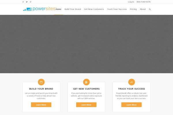 Enfold theme site design template sample