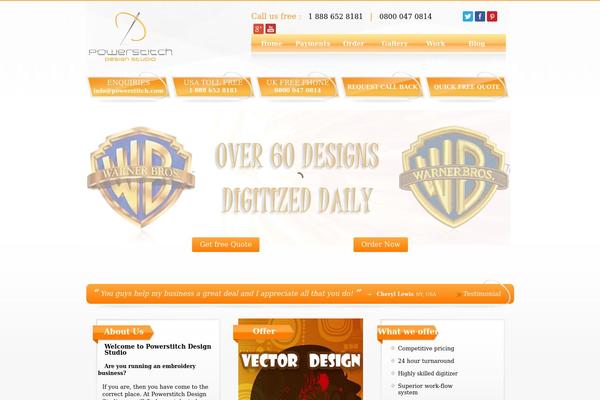 Twenty Ten theme site design template sample