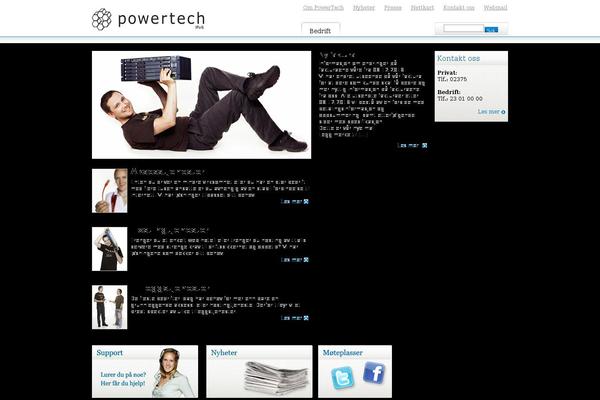 powertech.no site used Powertech