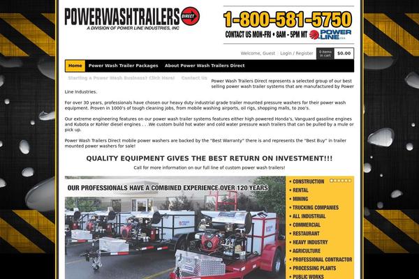 powerwashtrailersdirect.com site used Trailerpowerwasher