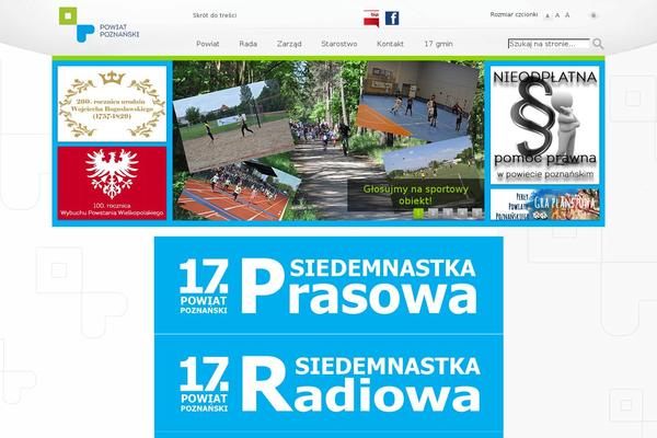 powiat.poznan.pl site used Powiat.poznan