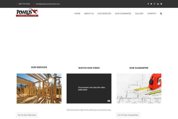 Housebuild theme site design template sample