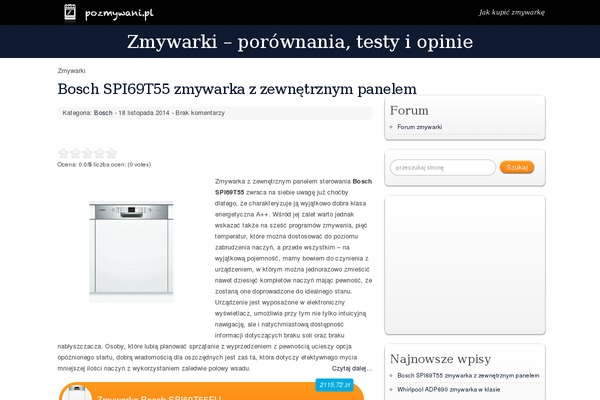 WordPress website example screenshot