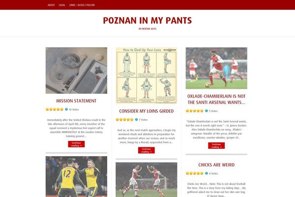 WordPress website example screenshot