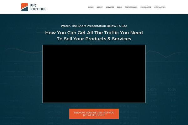 Ppc theme site design template sample