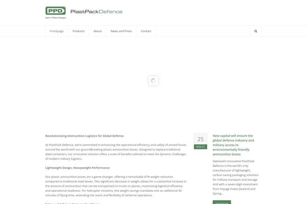 Total theme site design template sample