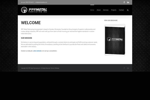 WordPress website example screenshot