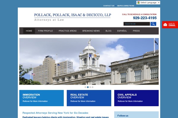 WordPress website example screenshot