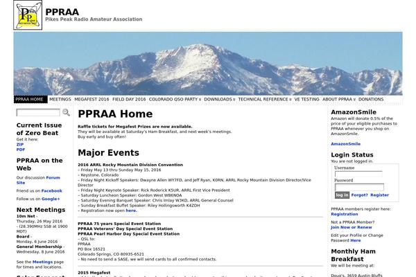 WordPress website example screenshot