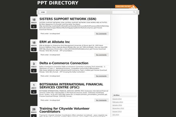 WordPress website example screenshot