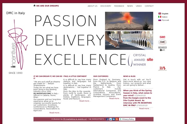 WordPress website example screenshot