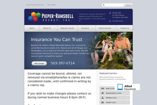 pr-insure.com site used Template14v2