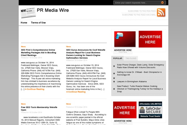 Premiumnews theme site design template sample