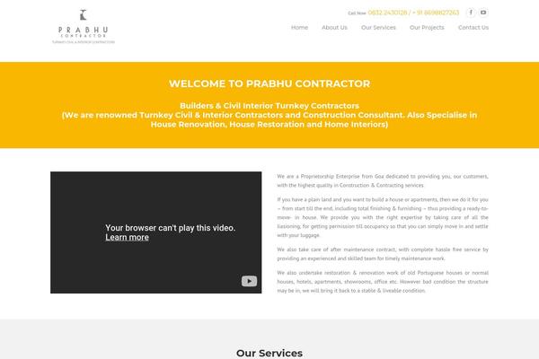 WordPress website example screenshot