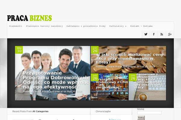 WordPress website example screenshot
