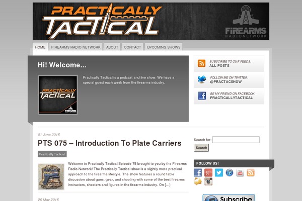 practacpodcast.com site used Mainstream