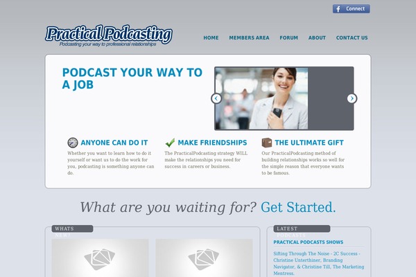 practicalpodcasting.com site used Industry-wptheme