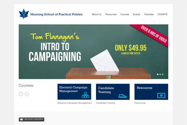 practicalpolitics.ca site used Craft