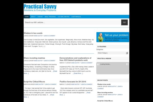 practicalsavvy.com site used Ablenetdesign