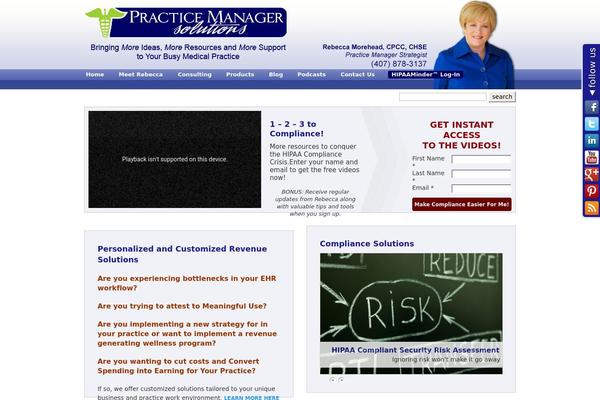 practicemanagersolutions.com site used Cleanv2